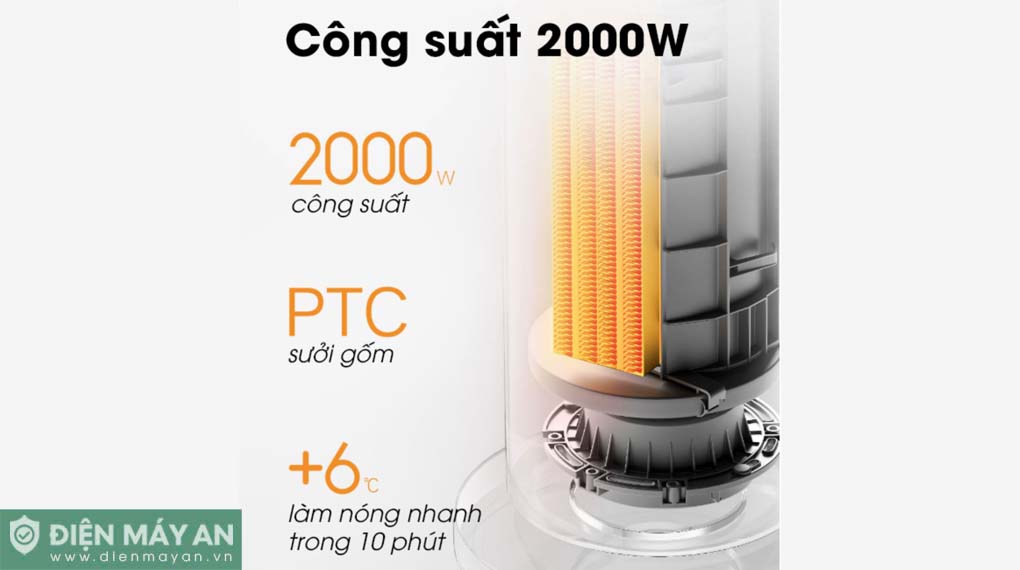 Máy sưởi Xiaomi Mijia Graphene LSNFJ03ZM